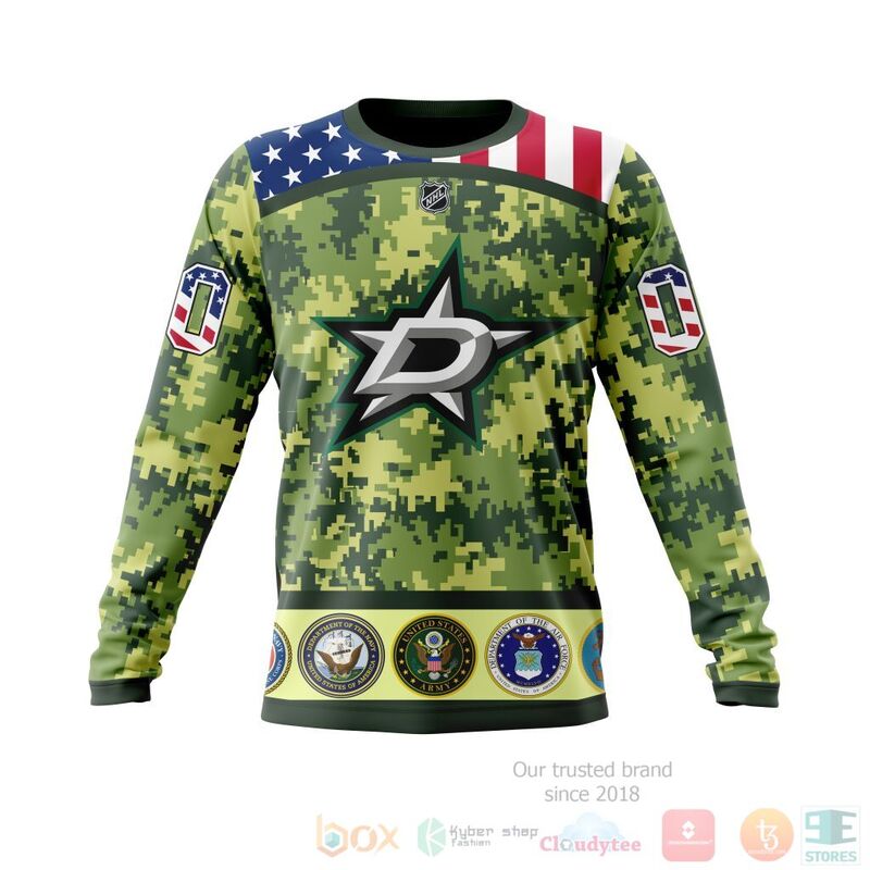 NHL Detroit Red Wings Special Camo Military Appreciation 3D Hoodie