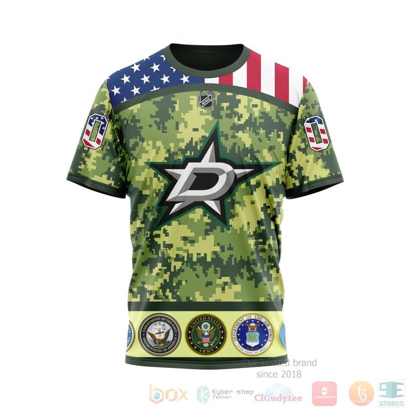 Arizona Cardinals Military O Neck 3d T-Shirt For Men And Women