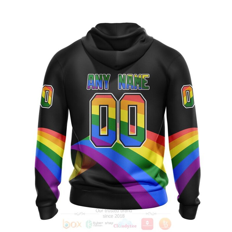 NHL Edmonton Oilers Love LGBT Pride Personalized Custom 3D Hoodie Shirt 1 2 3 4