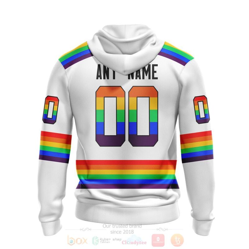 NHL Montreal Canadiens LGBT Pride White Personalized Custom 3D Hoodie Shirt 1 2 3 4