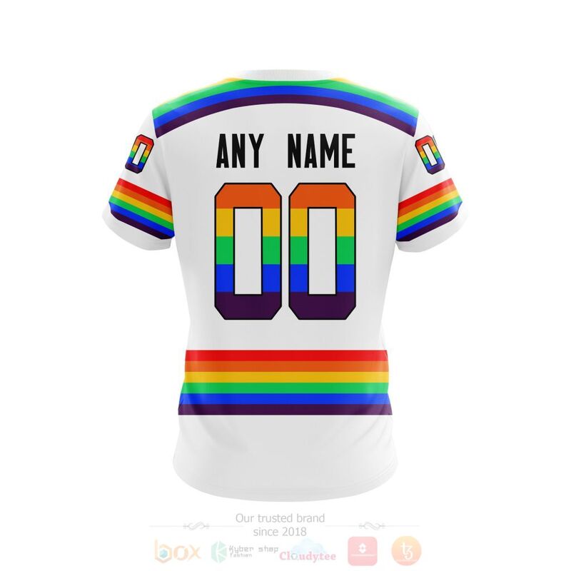 NHL Montreal Canadiens LGBT Pride White Personalized Custom 3D Hoodie Shirt 1 2 3 4 5 6
