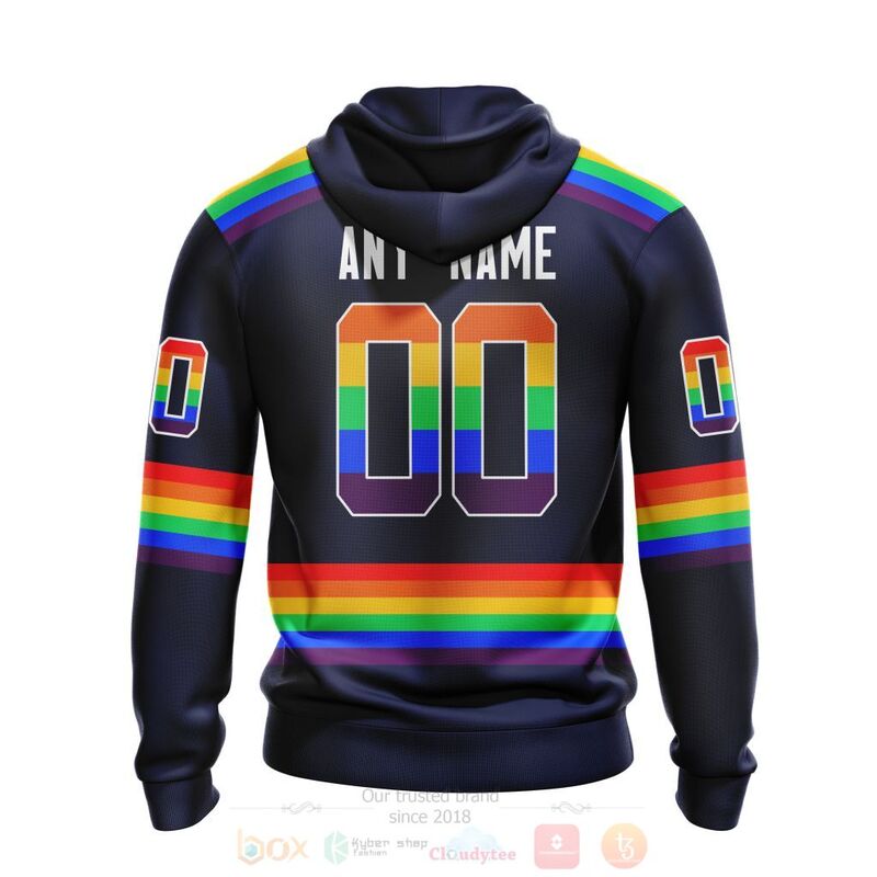 NHL New York Rangers LGBT Pride Navy Color Personalized Custom 3D Hoodie Shirt 1 2 3 4