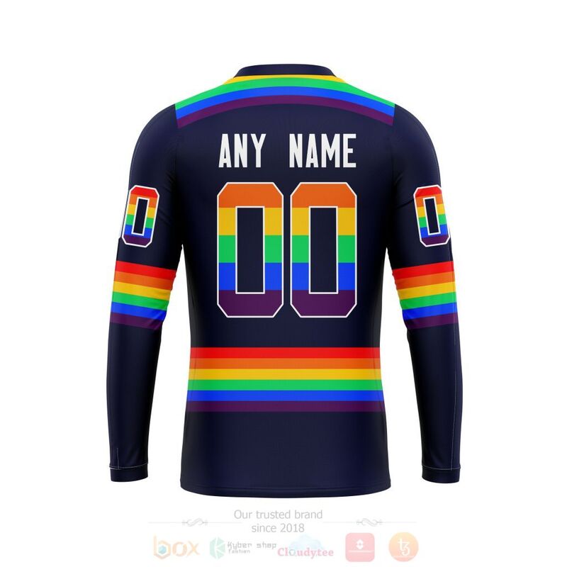 NHL New York Rangers LGBT Pride Navy Color Personalized Custom 3D Hoodie Shirt 1 2 3 4 5
