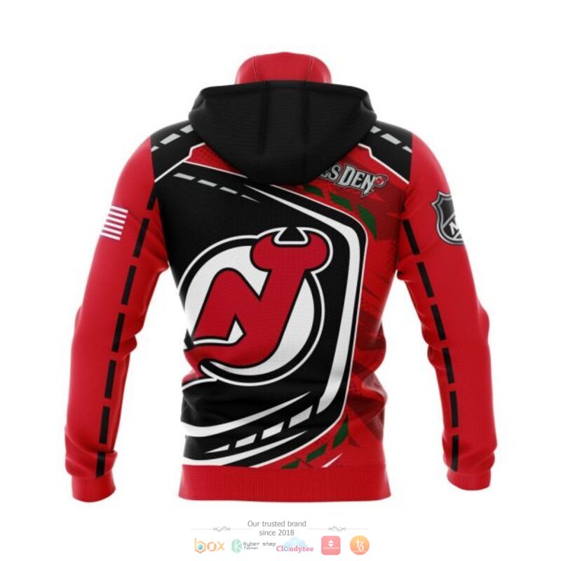New Jersey Devils NHL black red 3D shirt hoodie 1 2 3 4