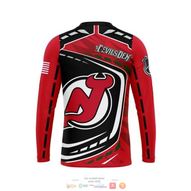 New Jersey Devils NHL black red 3D shirt hoodie 1 2 3 4 5 6