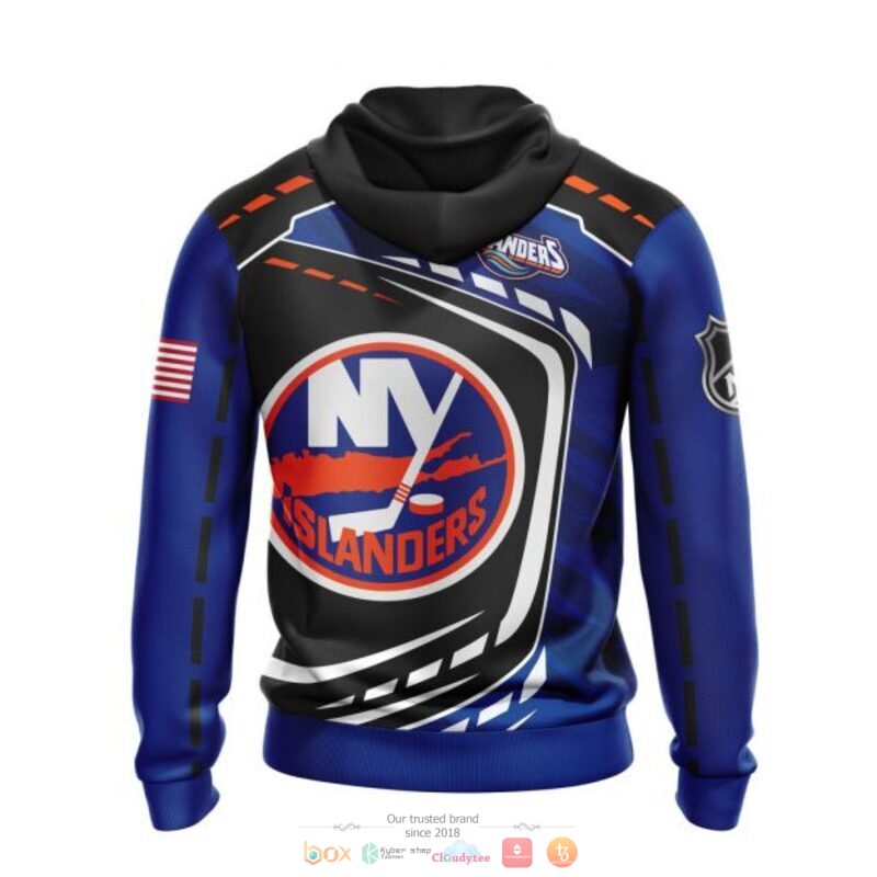 New York Islanders NHL black blue 3D shirt hoodie 1 2