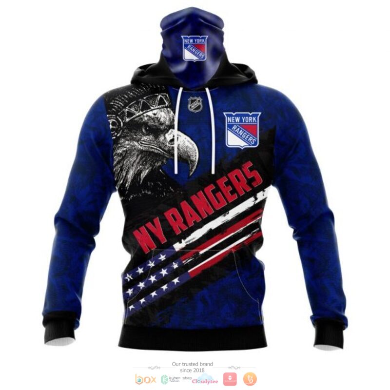 New York Rangers NHL Eagle American flag 3D shirt hoodie 1 2 3