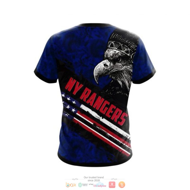 New York Rangers NHL Eagle American flag 3D shirt hoodie 1 2 3 4 5 6 7 8