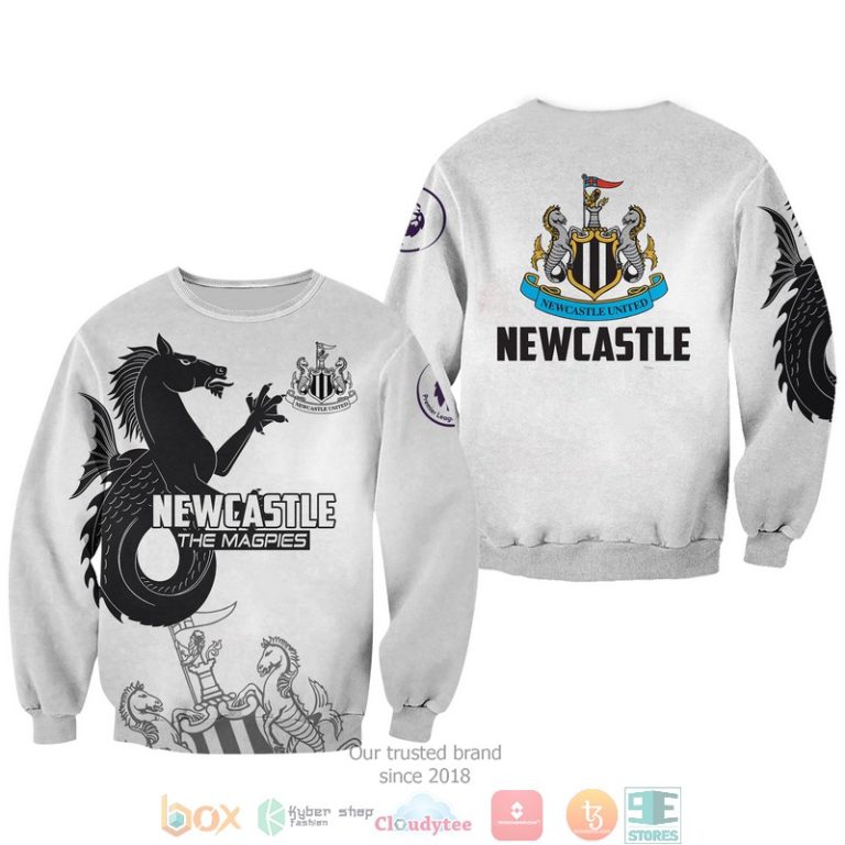 Newcastle The Magpies 3d shirt hoodie 1 2