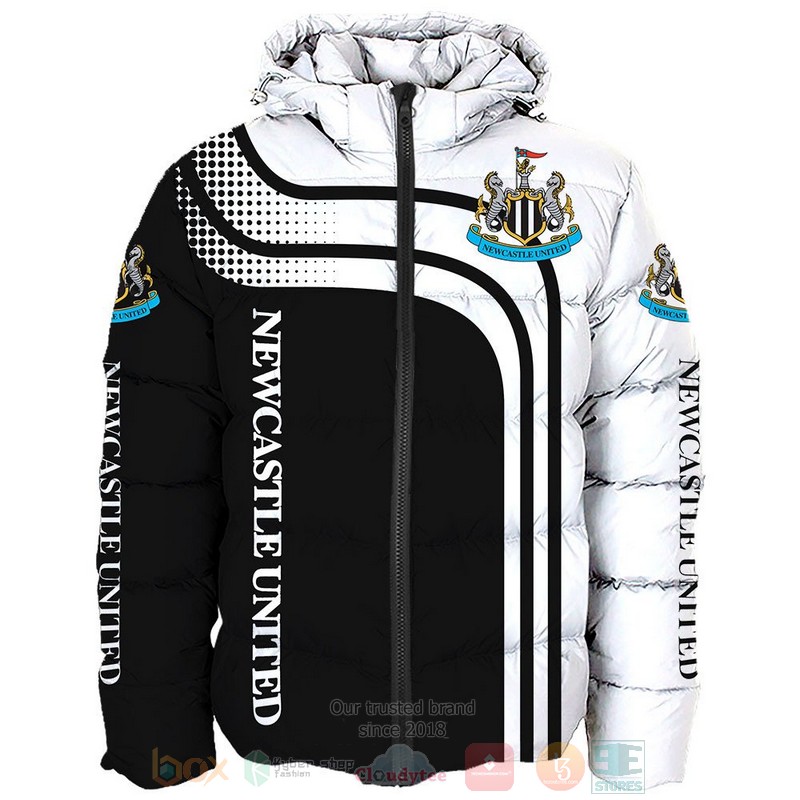 Newcastle United black white 3D shirt hoodie 1 2 3 4 5 6