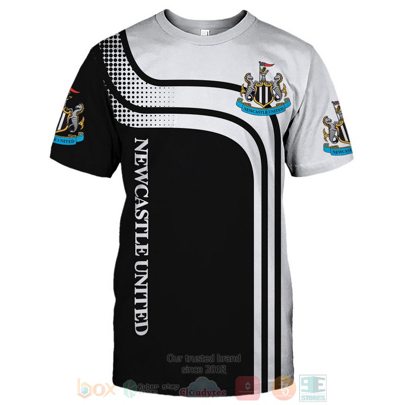Newcastle United black white 3D shirt hoodie 1 2 3 4 5 6 7 8 9