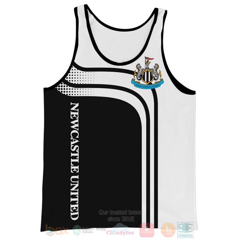 Newcastle United black white 3D shirt hoodie 1 2 3 4 5 6 7 8 9 10