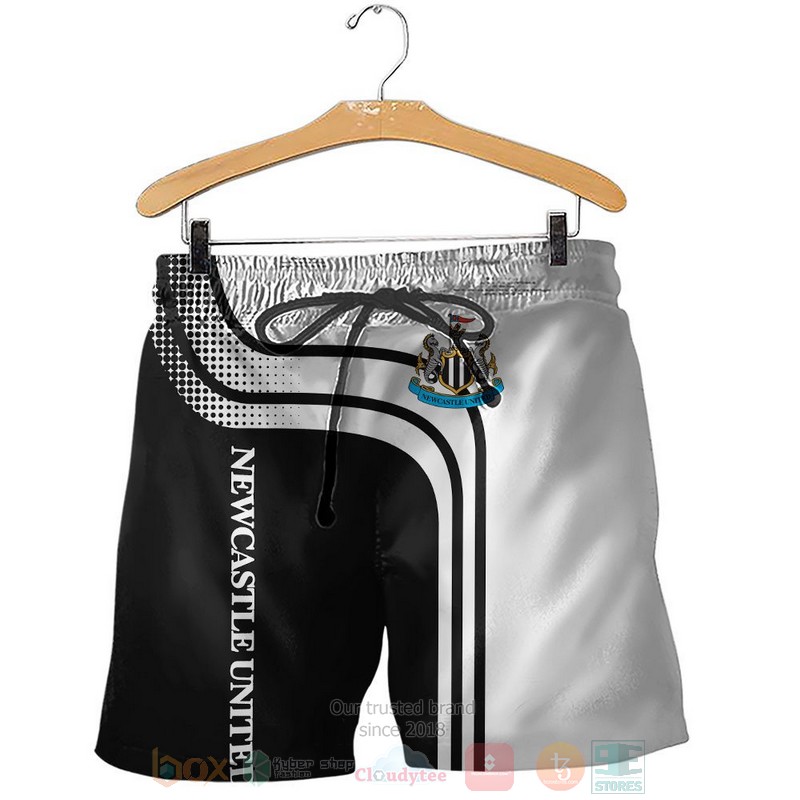 Newcastle United black white 3D shirt hoodie 1 2 3 4 5 6 7 8 9 10 11 12 13 14 15 16 17 18 19 20 21 22 23