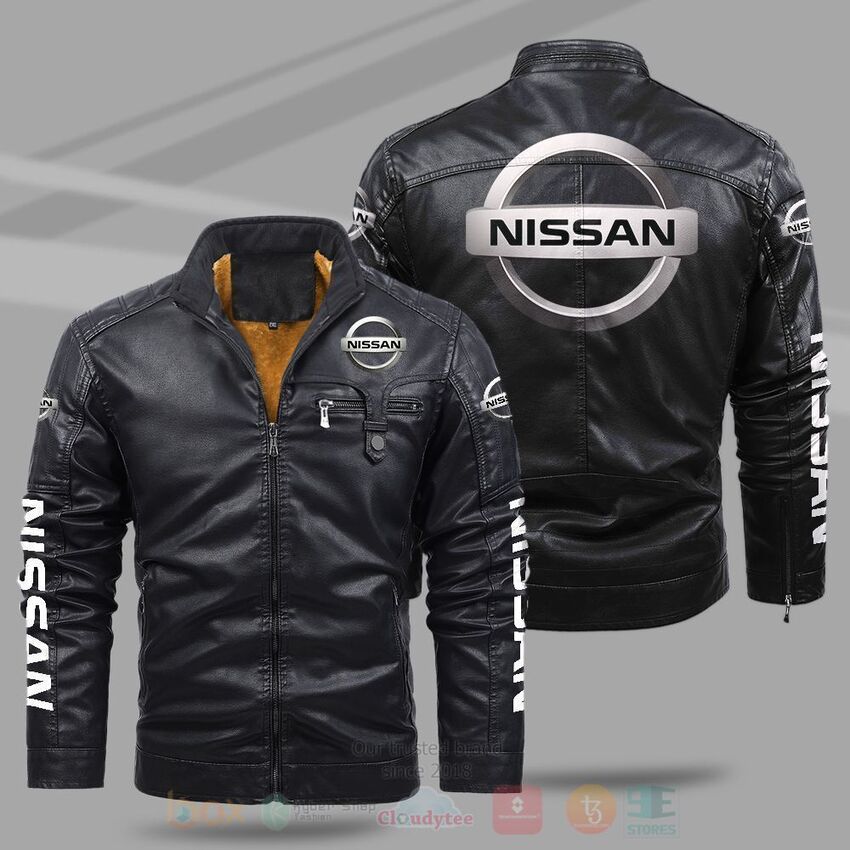Nissan Fleece Leather Jacket