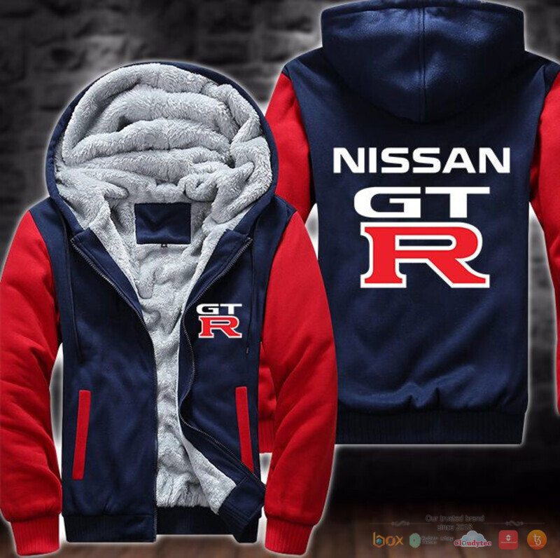 Nissan GTR Fleece Hoodie Jacket 1 2 3