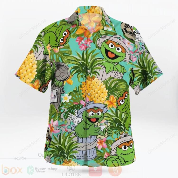 Oscar The Grouch The Muppet Hawaiian Shirt 1