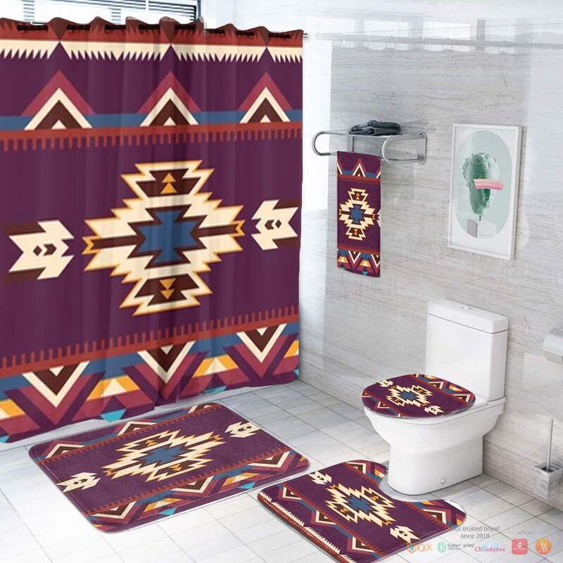 Pattern Native American Bathroom Set