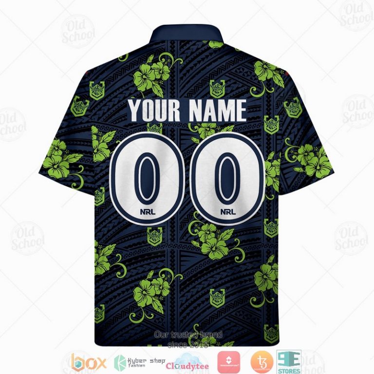 Personalise NRL Canberra Raiders Hawaiian shirt 1 2