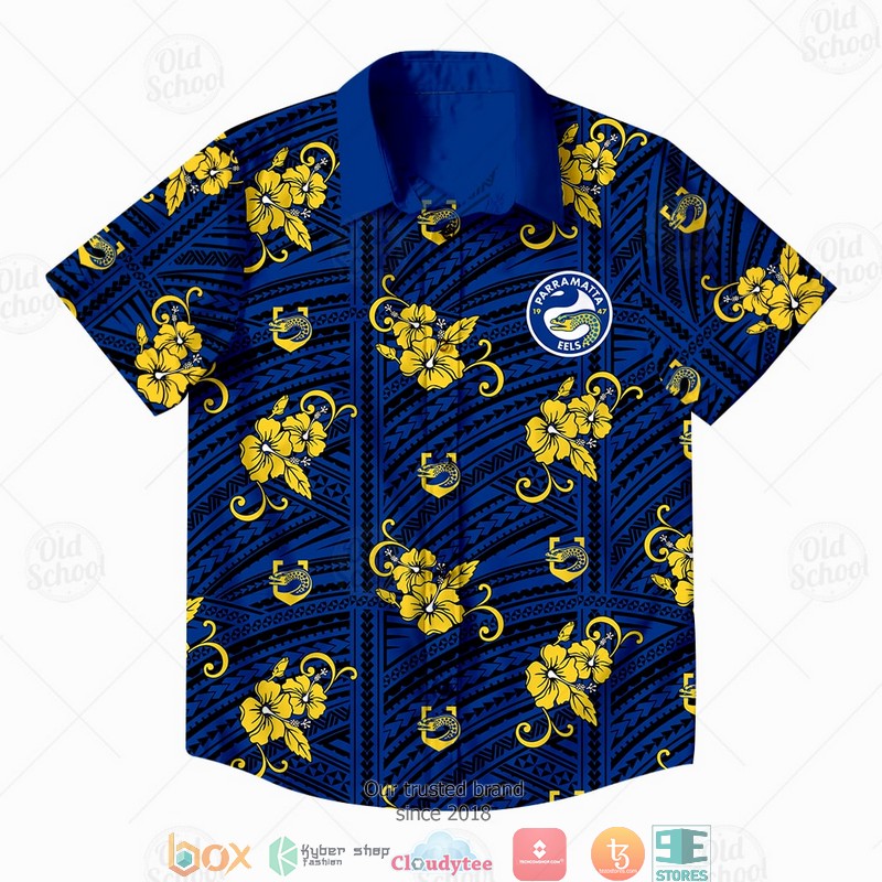 Personalise NRL Parramatta Eels Hawaiian shirt 1