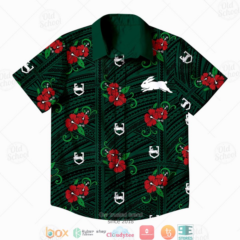 Personalise NRL South Sydney Rabbitohs Hawaiian shirt 1