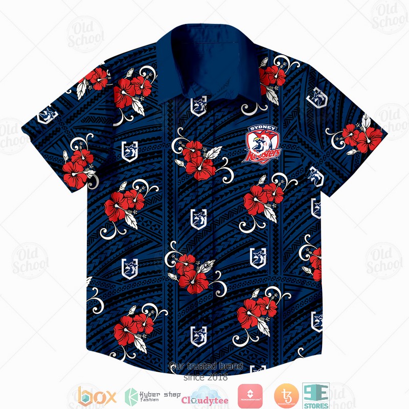 Personalise NRL Sydney Rooster Hawaiian shirt 1