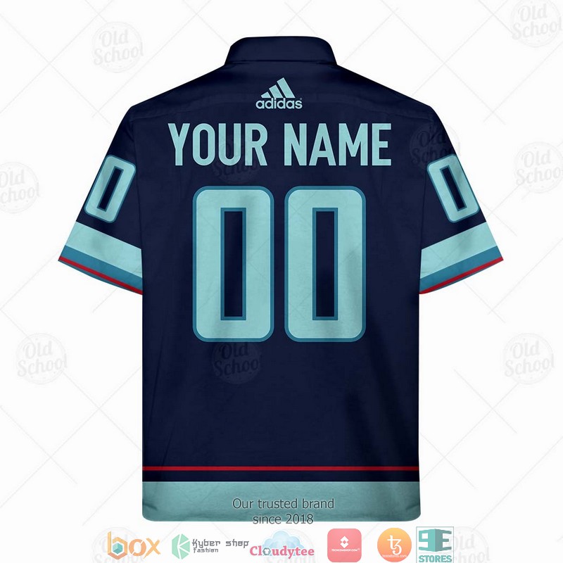 Personalize NHL Seattle Kraken Hawaiian shirt 1 2