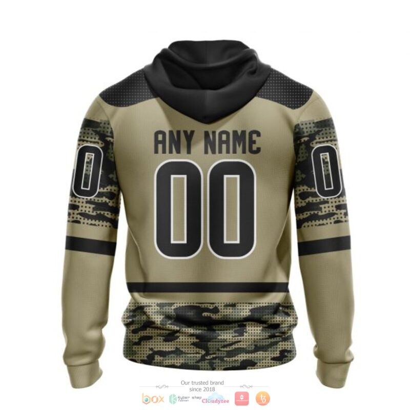 Personalized Arizona Coyotes NHL Military Appreciation Night custom 3D shirt hoodie 1 2