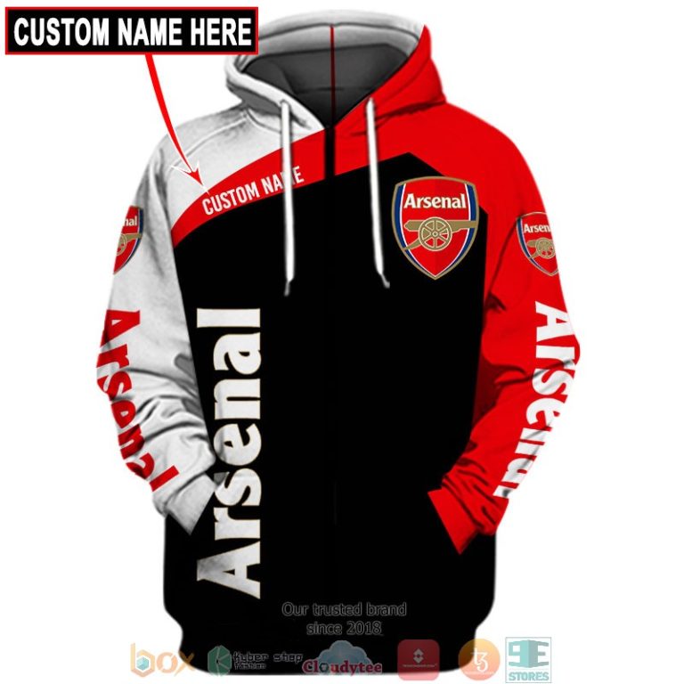 Personalized Arsenal 3d shirt hoodie 1 2