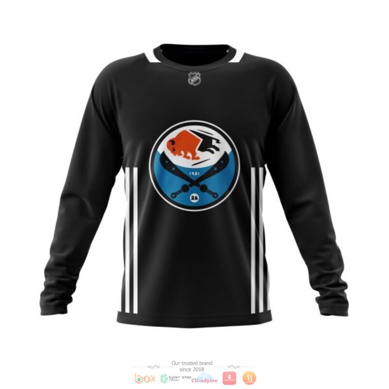 Personalized Buffalo Sabres NHL Val James Night black custom 3D shirt hoodie 1 2 3 4 5