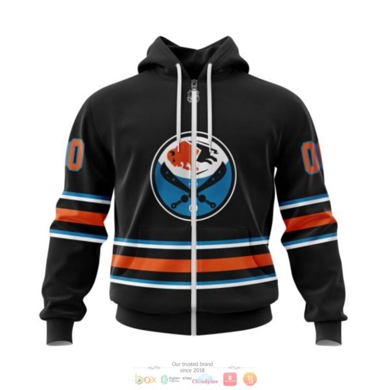 Personalized Buffalo Sabres NHL Val James Night black orange custom 3D shirt hoodie 1