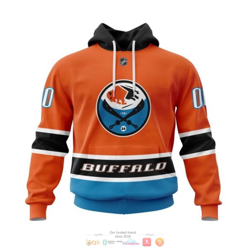 Personalized Buffalo Sabres NHL Val James Night orange custom 3D shirt hoodie
