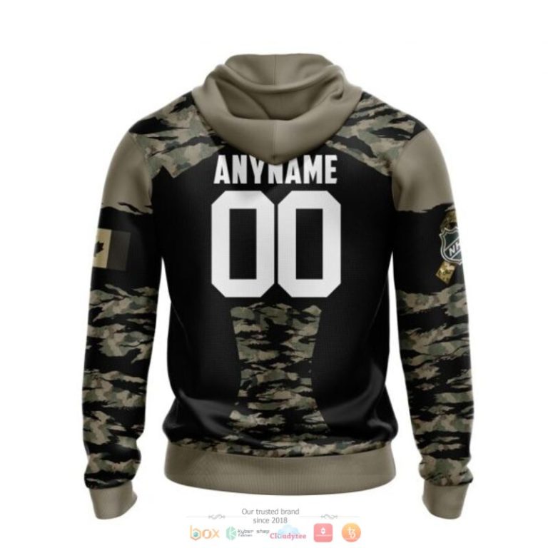 Personalized Calgary Flames NHL green camo custom 3D shirt hoodie 1 2