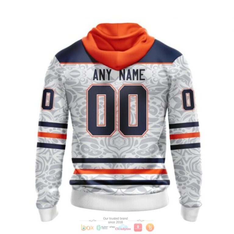 Personalized Edmonton Oilers logo NHL custom 3D shirt hoodie 1 2