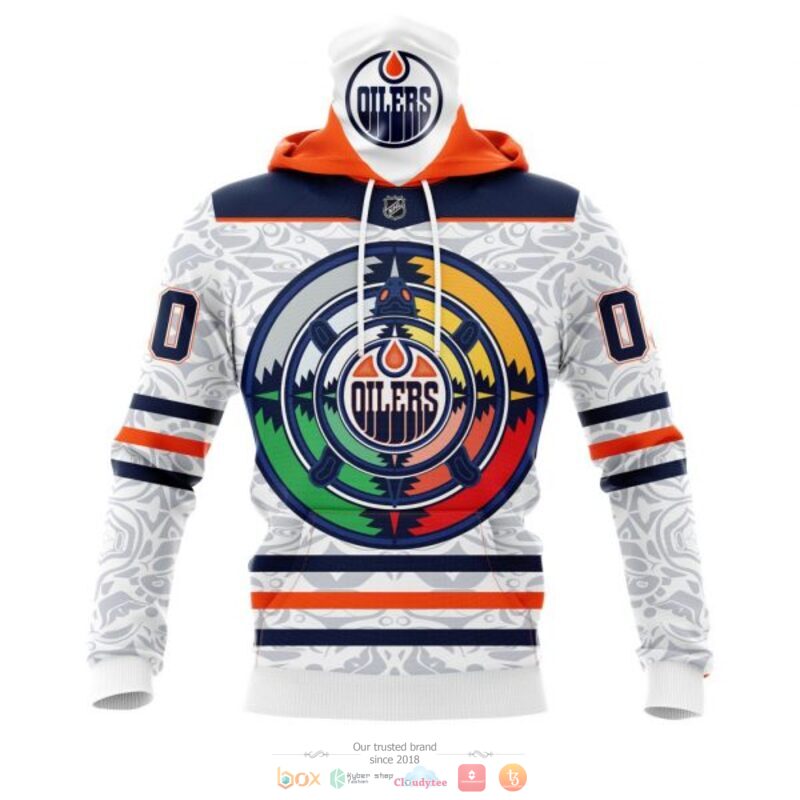 Personalized Edmonton Oilers logo NHL custom 3D shirt hoodie 1 2 3
