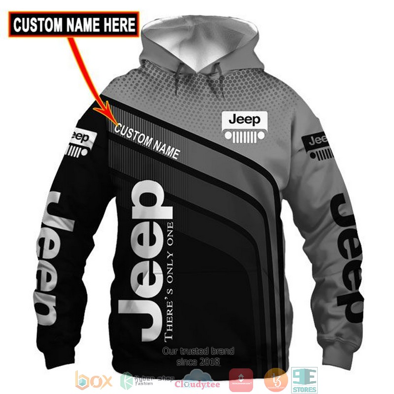 Personalized Jeep Theres Only one Black 3d shirt hoodie