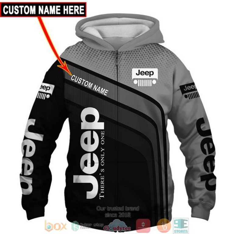 Personalized Jeep Theres Only one Black 3d shirt hoodie 1 2