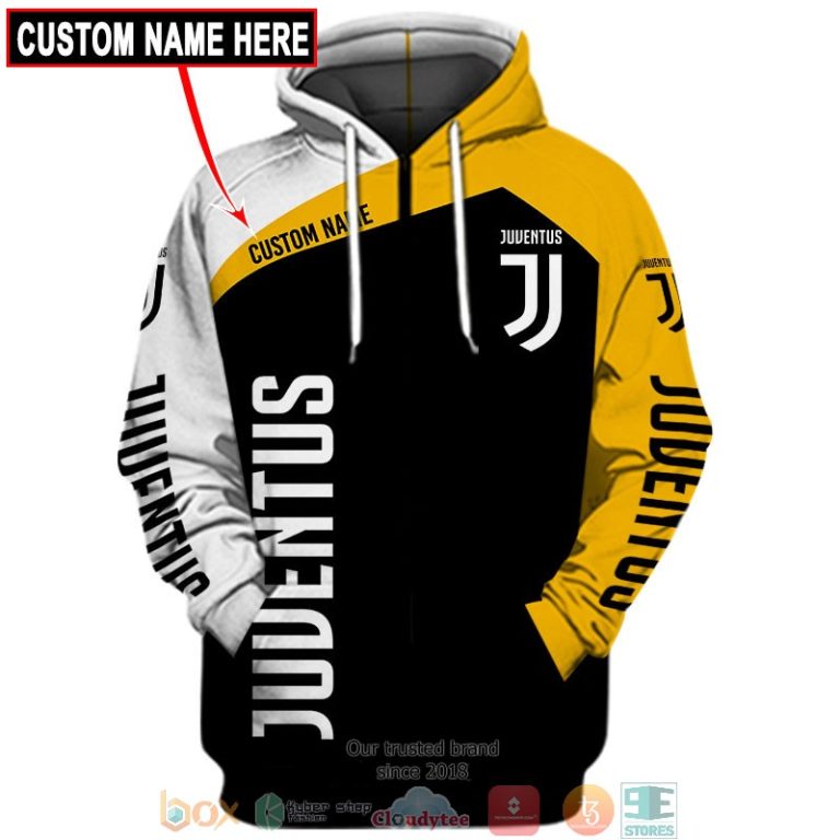 Personalized Juventus 3d shirt hoodie 1 2