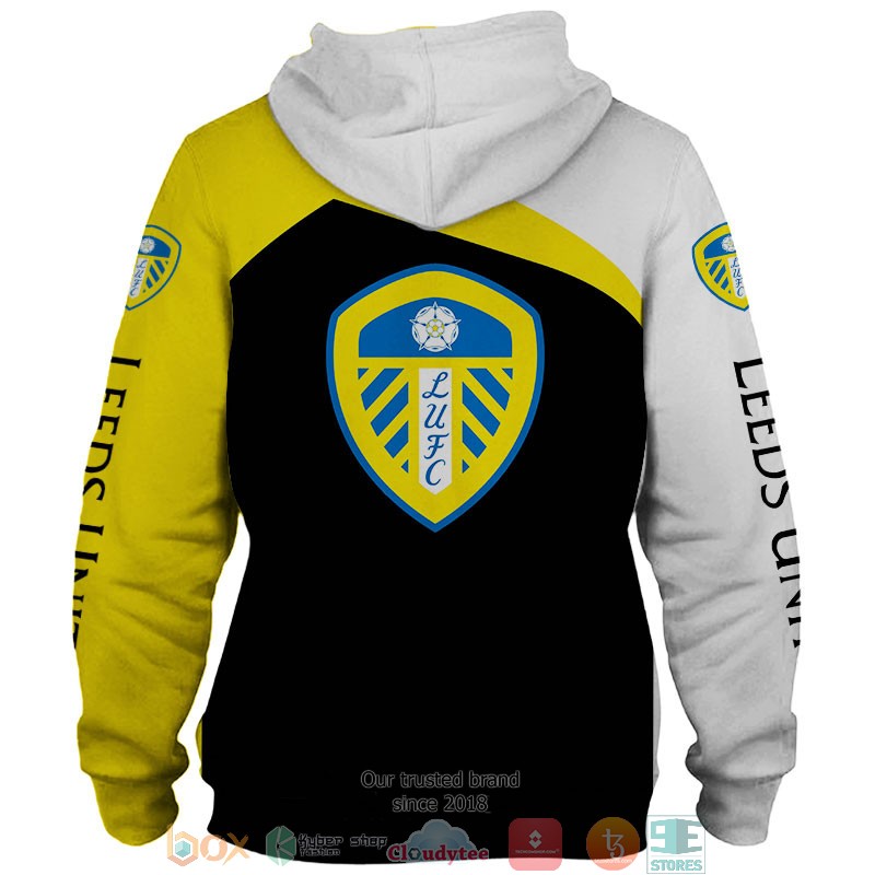 Personalized Leeds United Yellow 3d shirt hoodie 1