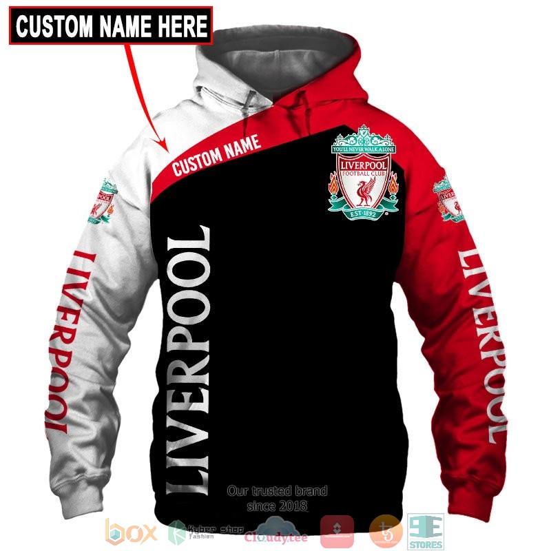 Personalized Liverpool 3d shirt hoodie