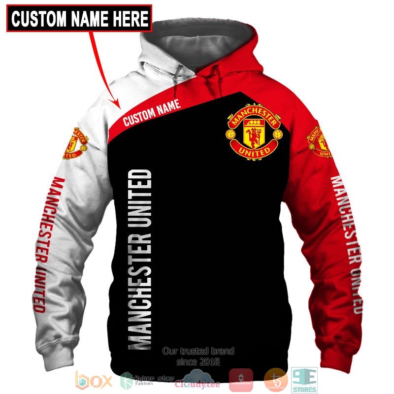 Personalized Manchester United 3d shirt hoodie