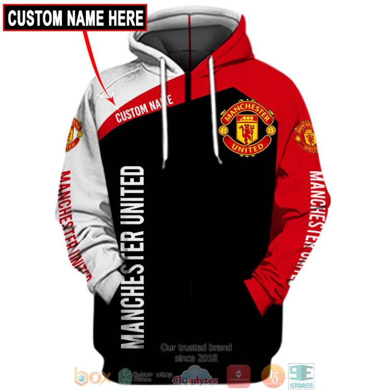 Personalized Manchester United 3d shirt hoodie 1 2