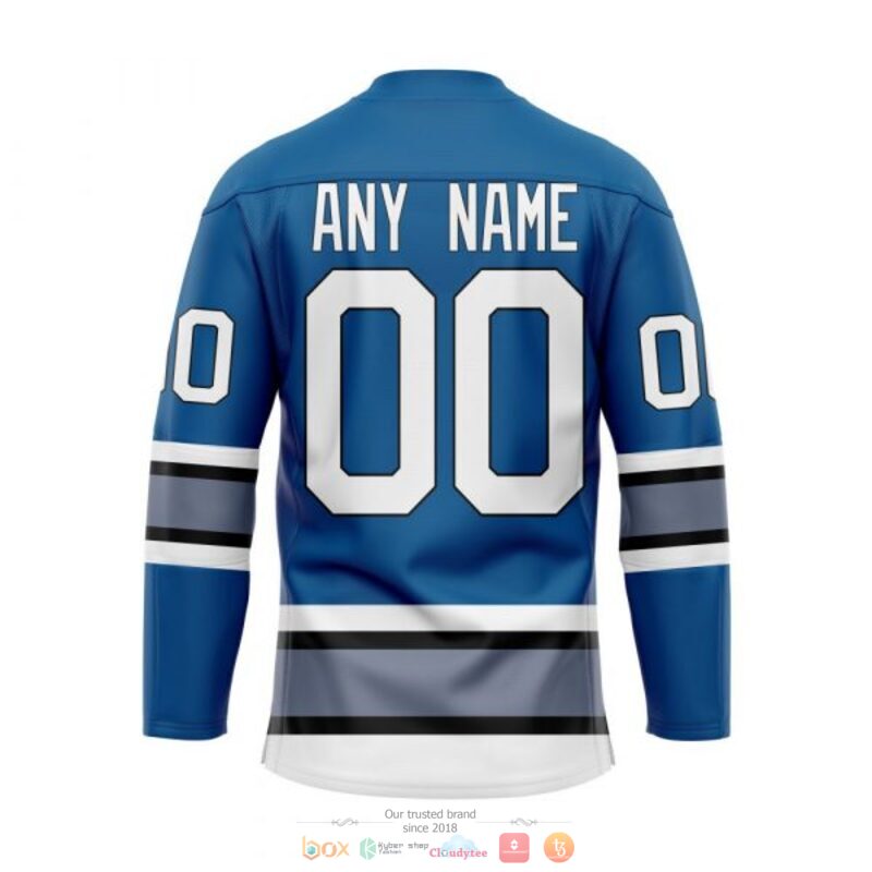 Personalized NHL San Jose Sharks Hockey Jersey blue custom Hockey Jersey 1