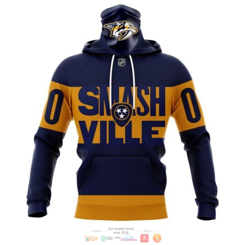 Personalized Nashville Predators NHL Smashville custom 3D shirt hoodie 1 2 3