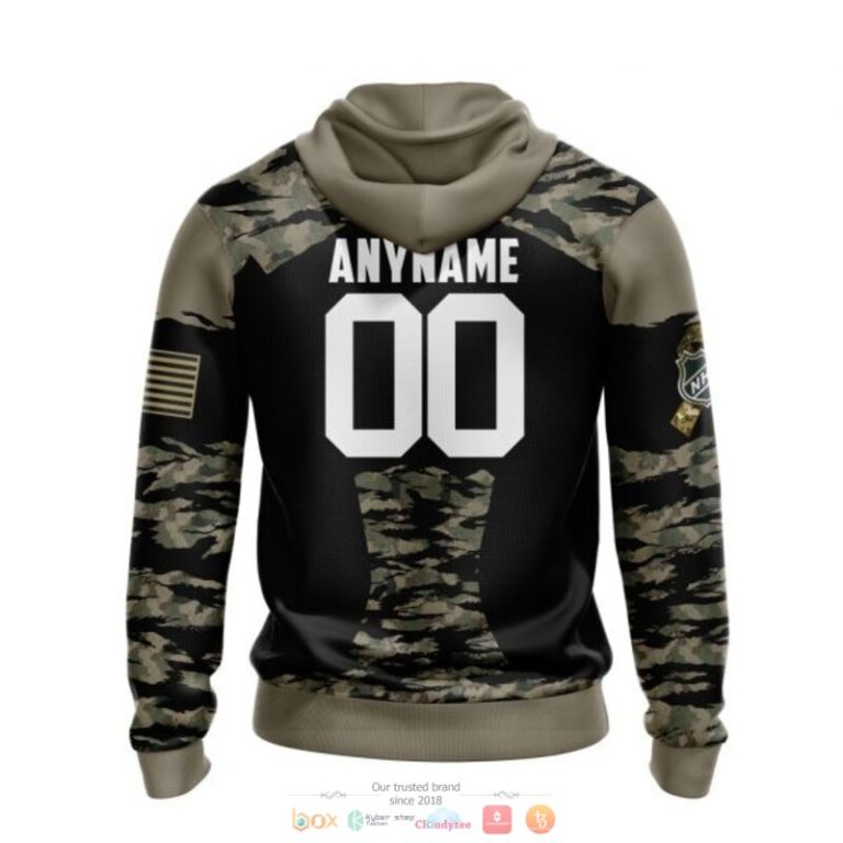 Personalized San Jose Sharks NHL green camo custom 3D shirt hoodie 1 2