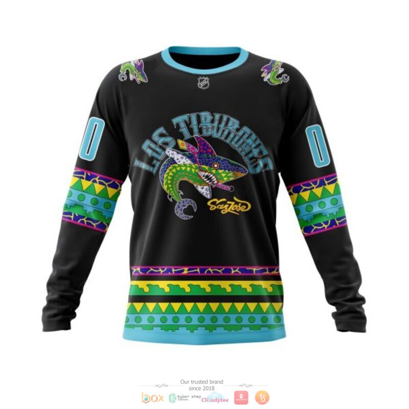 Personalized San Jose Sharks logo NHL custom 3D shirt hoodie 1 2 3 4 5
