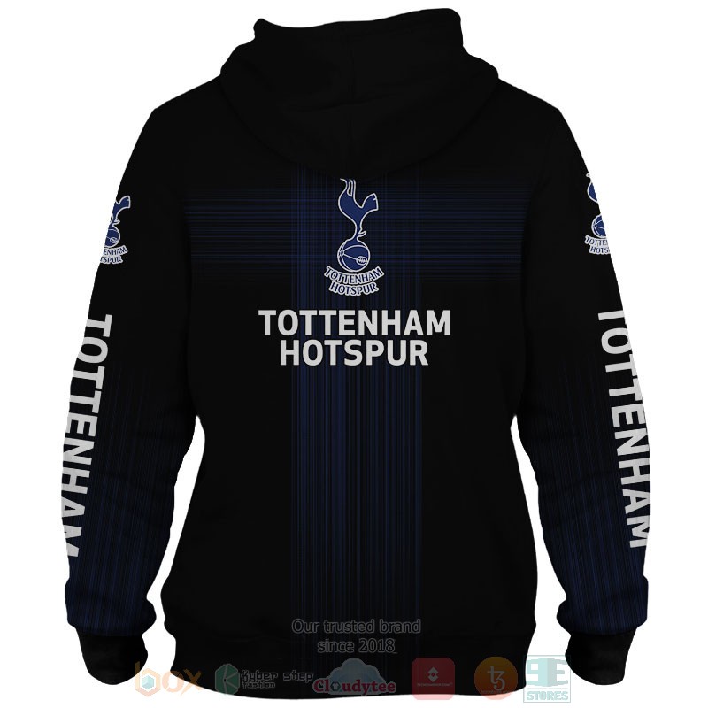 Personalized Tottenham Hotspur black custom 3D shirt hoodie 1