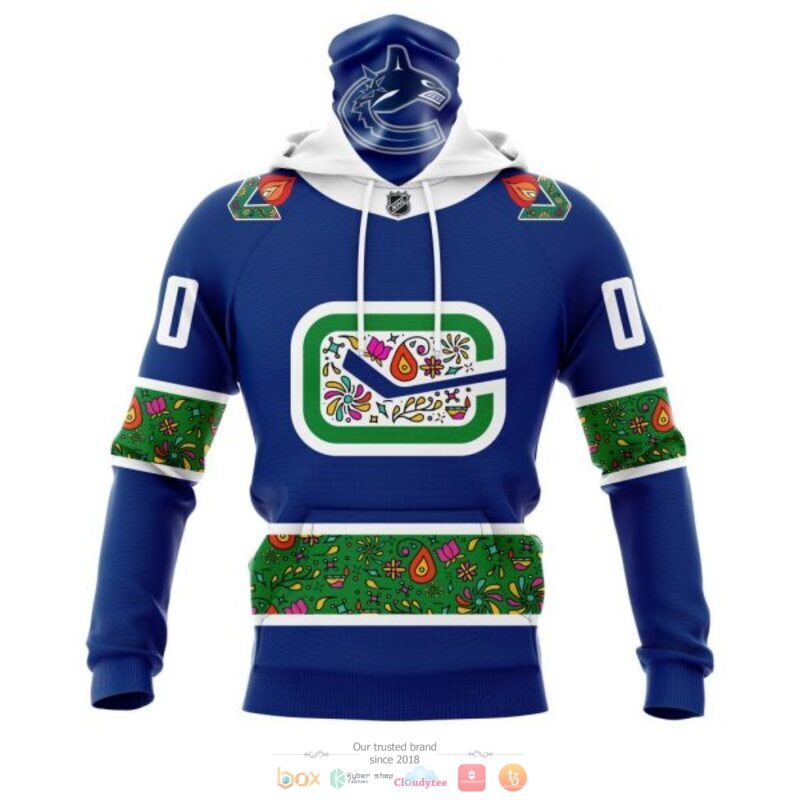 Personalized Vancouver Canucks NHL Celebrate Diwali blue custom 3D shirt hoodie 1 2 3