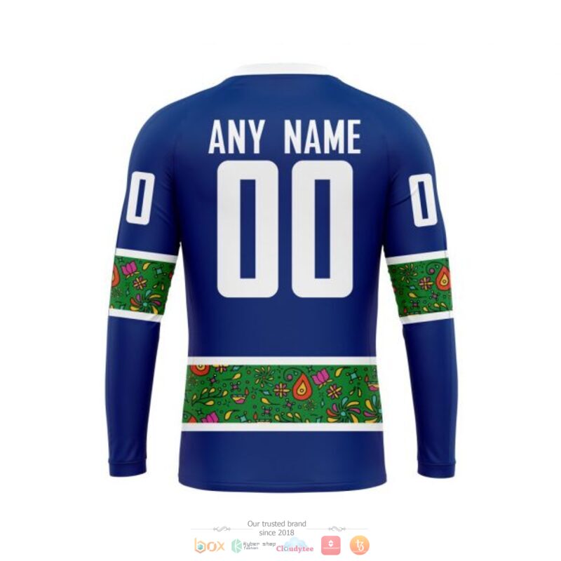 Personalized Vancouver Canucks NHL Celebrate Diwali blue custom 3D shirt hoodie 1 2 3 4 5 6