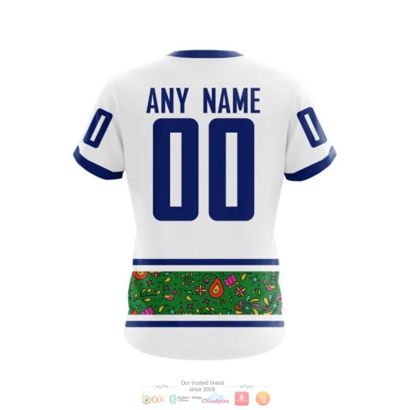 Personalized Vancouver Canucks NHL Celebrate Diwali white custom 3D shirt hoodie 1 2 3 4 5 6 7 8