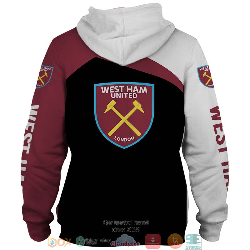 Personalized West Ham 3d shirt hoodie 1
